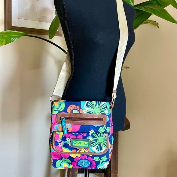 Lily Bloom Bags Lily Bloom Gigi Floral Fiesta Crossbody Bag Poshmark